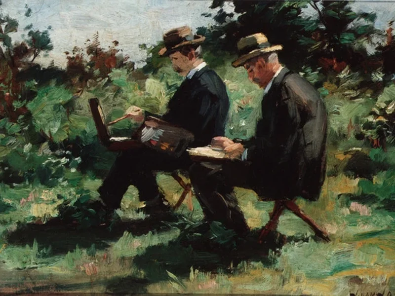 1879-Jan Bakker - I pittori Bakker e Groenewegen